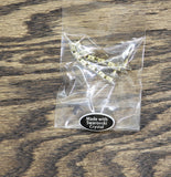 Marquise Cut Crystal Drop Dangle Post Back Earrings Gold / Clear 2"