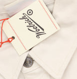 Woolrich X TGT Short Sleeve Western Denim Jumpsuit 94611508 Cream Off White 4