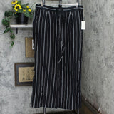 A New Day Women's Striped Mid-Rise Wide Leg Pull-On Pants 78321632