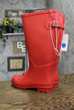 A New Day Womens River Tall Rain Boots 92275090 Red 7M