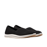 Clarks Womens Breeze Stretch CloudSteppers Slip On Loafer 26182062 Black 7.5W