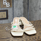 A New Day Women's Blakely Mule Heels with Memory Foam Insole Cream Off White 10M