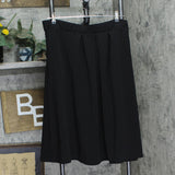 24seven Comfort Apparel Womens Plus Size Classic Knee Length Skirt Black 2X