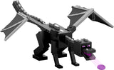 Minecraft Breath Attack Ender Dragon Action Figure with 10 Discs Black 21.6 in.