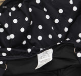 Swim Solutions Polka Dot Swim Romper One Piece 60202188X Rain of Dots Black 24W