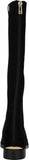 Kenneth Cole Wind Stretch Fashion Riding Boots with Stretch Back Black 7.5M