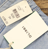 DL1961 Mens Russell Slim Straight Fit Denim Jeans Lt. Fjord Blue 34