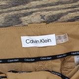 Calvin Klein Women's Lux Mid-Rise Straight-Leg Ankle Pants Luggage Brown 6
