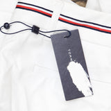 Tommy Hilfiger Womens Ribbon-Trim Ankle Pants T9AKD323 White 6
