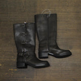 Wild Fable Womens Rebel Tall Moto Buckle Boots 90366583 Brown 7.5M