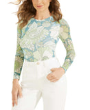Guess Women's Merielle Printed Bodysuit W2YP35KBAH2