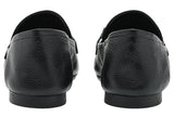 Arezzo Women's Leather Emma Loafers Black 9.5B