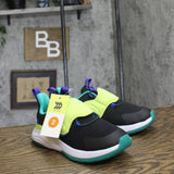 All In Motion Kids Boys Fallon Performance Sneakers 90371085 Black / Green 2