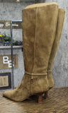 COACH Womens Raquel Sue Heeled Dress Evening Boots CW984 Cedar Brown 7B