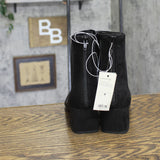 A New Day Womens Celaena Boots Mesh Block Heel 94568458 Black 8M