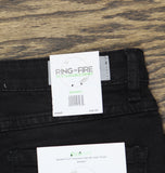 Ring Of Fire Boys Tumble Denim Skinny Jeans Carbon Black 18