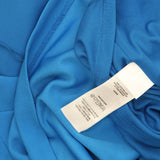 Adrianna Papell Womens Bell Sleeve Tie Front Dress Deep Cerulean Blue 6