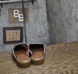 Aerosoles Womens Wilda Mule Slip On Faux Leather WILDA Silver Mirror Gray 8.5M