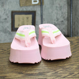 Nomad Womens Vintage Platform Foam Thong Sandals 1674032b6c2525 Pink 6M