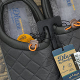 Dluxe By Dearfoams Mens Corey All Day Slide Slippers Gray / Orange S (7-8)