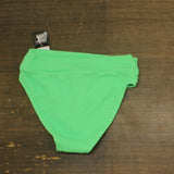 Salt + Cove Juniors Ribbed Banded High-Waist Bikini Bottom Mint Tea Green L