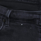 Signature Levi Strauss Womens Denim High Rise Rolled Cuff Shorts Black 18