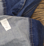 1. STATE Womens Scoop-Neck Sleeveless Denim Dress DS93397692AI Blue Quart XL