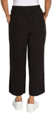 Jessica Simpson Women's Gauzy 100% Cotton Pull On Cropped Ankle Pants Black S