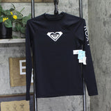Roxy Long Sleeve Compression Fit Rashguard ERJWR03547 Anthracite Black M
