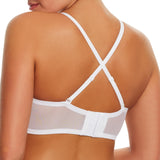 Maidenform Womens Pure Comfort Lace Bralette Soft Cup 23020250273 White 36A