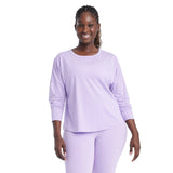 All In Motion Womens Leggings-Friendly Long Sleeve Top 90612561 Light Purple M