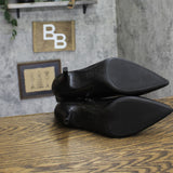 INC International Concepts Malenee Stiletto Heel Booties 10021788600 Black 7.5M