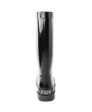 Sugar Raffle 4 Women's Waterproof Rain Boots RAFFLE4 Solid Black 9M