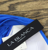 La Blanca Womens Halter Tankini Swim Top LB0IG84 Lapis Blue 6