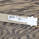INC International Concepts Womens Chain Link Faux Leather Belt White M