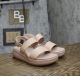 Naturalizer Womens Coast Platform Slingback Flat Sandals Blush Pink 8M