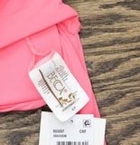 Becca Color Code Francesca Way Underwire Swim Bikini Top Coral Reef Pink L
