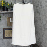 Lauren Ralph Lauren Cape Georgette Cocktail Dress Mascarpone Cream Off White 10