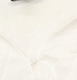 Alfani Womens Button Up Woven Long Sleeve Dress Shirt White M