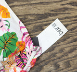 Bar III Womens Bermuda Babe One-Piece Swimsuit MBBU25204 White Multi XL