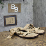 Universal Thread Sandals Faux Suede Strappy Slide with Buckles Taupe Brown 10M