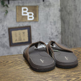 Goodfellow & Co. Mens Ian Comfort Flip Flop Thong Sandals Brown L (11-12)