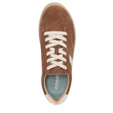 Dr. Scholls Womens Madison Lace Sneaker Low Top Lace Up Dark Honey Brown 6.5M