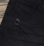 Ring Of Fire Boys Tumble Denim Skinny Jeans Carbon Black 18