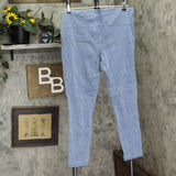 DG2 by Diane Gilman Womens Slim & Sleek Moto Jeggings 727277 Chambray Blue XL