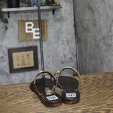 DV Dolce Vita Ivonna Toe Ring Jelly Sandals Tortoise Black Brown 7M
