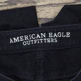 American Eagle Womens Denim Stretch Jegging 1678ff69ed1c3c Black 4 Short