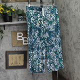 Ny Collection Pull on Wide-Leg Palazzo Pant Emerald Vibeskin Green PXL Short