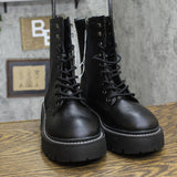 Wild Fable Womens Logan Wide Width Lug Combat Boots 90511614 Black 8W