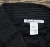 American Rag Juniors Tiered Laser-Cut Faux-Suede Shorts Black XS